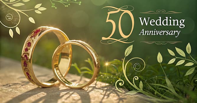 Culture Trivia Question: What do you traditionally celebrate on the 50th wedding anniversary?