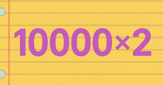 Bilim Trivia Sorusu: 10000 × 2 kaçtır?