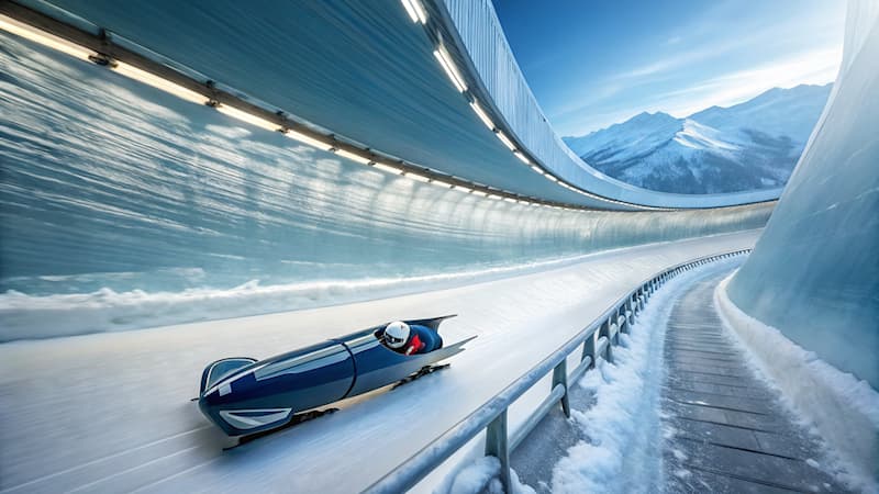 Sport Triviafråga: I vilken olympisk sport tävlar idrottare i en släde på en isig bana?