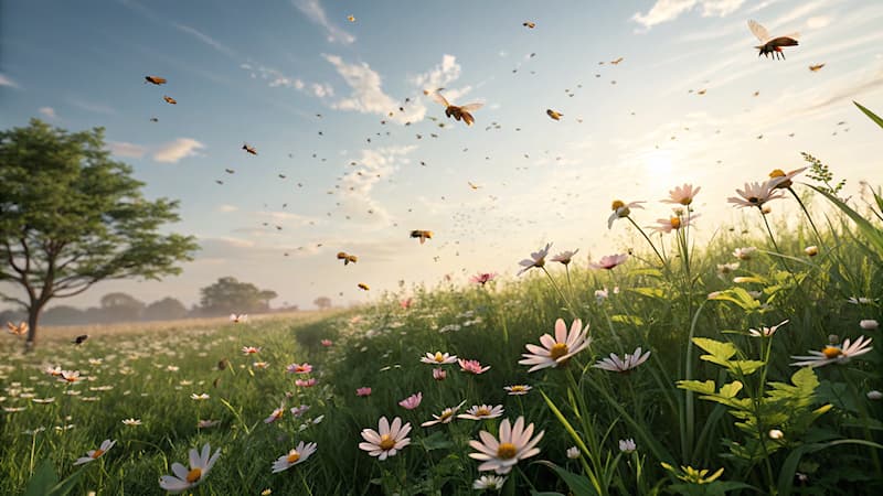Naturaleza Pregunta Trivia: ¿Qué fenómeno natural ayuda a polinizar plantas con flores?