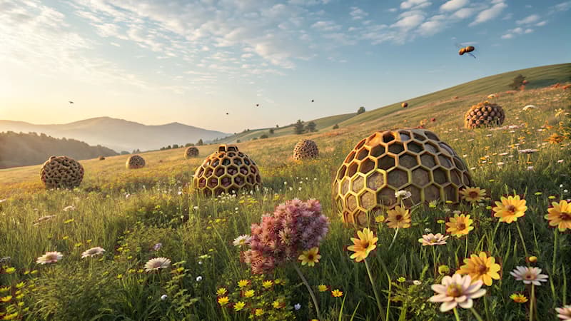 Doğa Trivia Sorusu: Hangi böcek balmumu petekleri inşa etmesiyle bilinir?