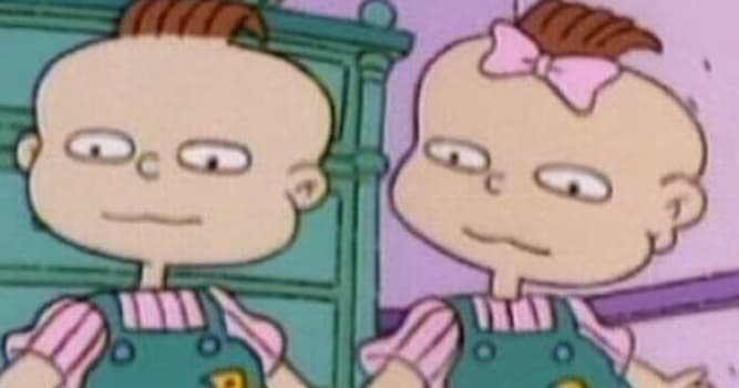 Movies & TV Trivia Question: What are the name of the twins in the cartoon 'The Rugrats'?