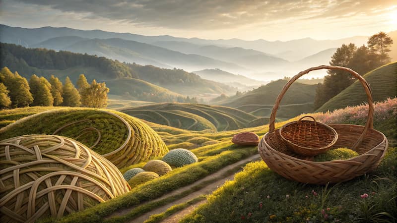 Kultur Triviafråga: Vilket material används oftast för att fläta korgar?