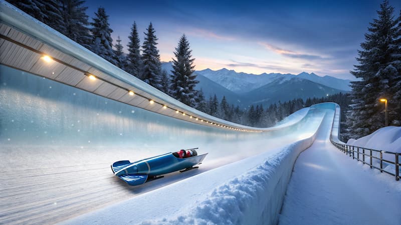 Sport Triviafråga: Vilken vintersport innebär att åka nerför en backe i en släde?