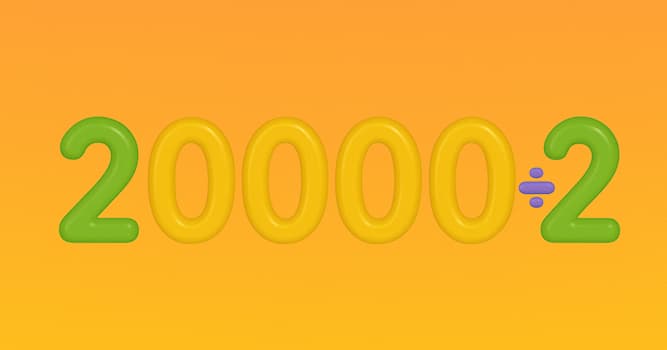 Bilim Trivia Sorusu: 20000 ÷ 2 kaçtır?