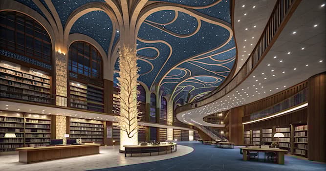 Kültür Trivia Sorusu: Bir kütüphanede genellikle ne bulunur?