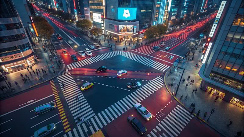Geografia Pytanie-Ciekawostka: Jakie miasto jest gospodarzem słynnego japońskiego skrzyżowania Shibuya?