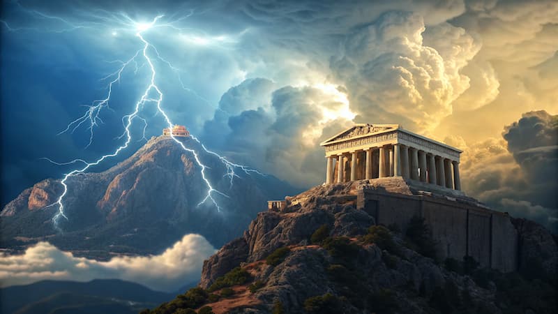 Kultura Pytanie-Ciekawostka: Kto był królem bogów w mitologii greckiej?