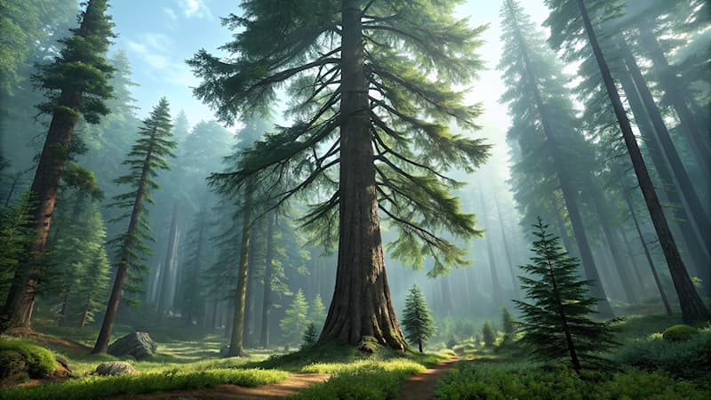 natura Pytanie-Ciekawostka: Które z poniższych drzew jest iglaste?