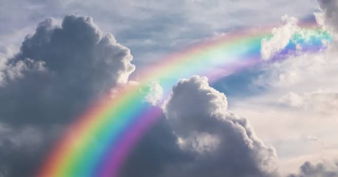 Nature Question: Quelle couleur n'apparaît pas dans l'arc-en-ciel ?