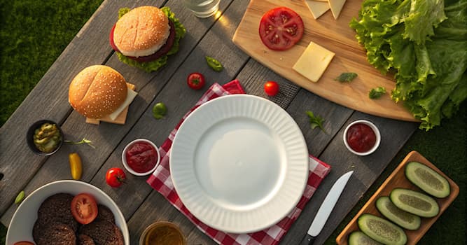 Kültür Trivia Sorusu: Hamburgerde geleneksel olarak hangi ekmek türü kullanılır?