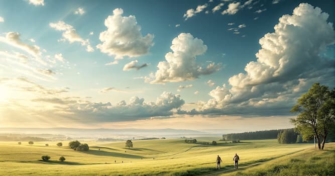 natura Pytanie-Ciekawostka: Jaki kolor ma niebo w pogodny dzień?