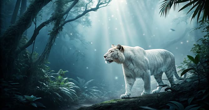 Doğa Trivia Sorusu: Hangi büyük kedi vahşi doğada beyaz kürküyle bilinir?