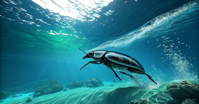 Natuur Trivia Vraag: Welk insect staat bekend om zijn snelle zwemvaardigheden?