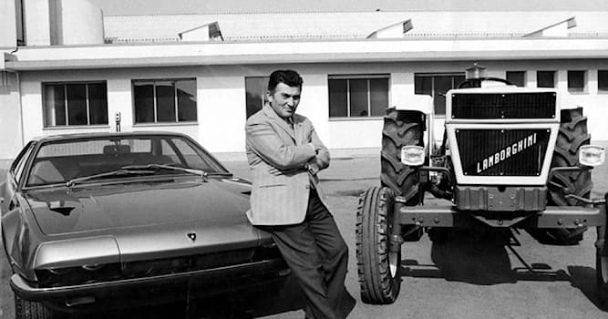 Geschiedenis Trivia Vraag: Waarmee vergaarde Ferruccio Lamborghini zijn fortuin in zijn begin jaren?