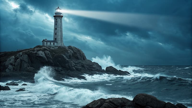 Aardrijkskunde Trivia Vraag: Wat is de belangrijkste functie van een vuurtoren?