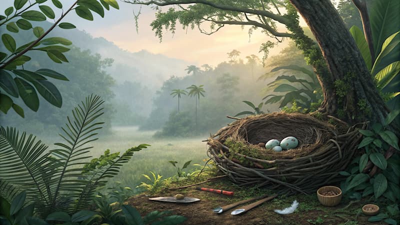 Natur Wissensfrage: Welcher Vogel ist für seine Fähigkeit bekannt, Werkzeuge zu verwenden?