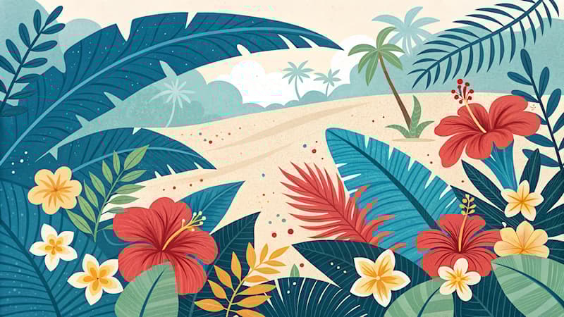 Cultuur Trivia Vraag: Wat is een kenmerk van een Hawaïshirt?