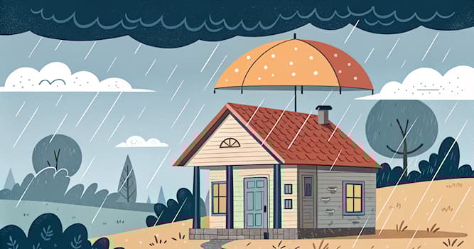 Maatschappij Trivia Vraag: Wat is de primaire functie van een dak?