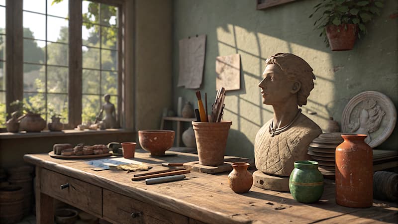 Kültür Trivia Sorusu: Kil'in sanatta ana kullanım amacı nedir?