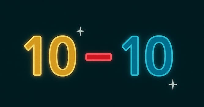 Bilim Trivia Sorusu: 10 - 10 kaçtır?