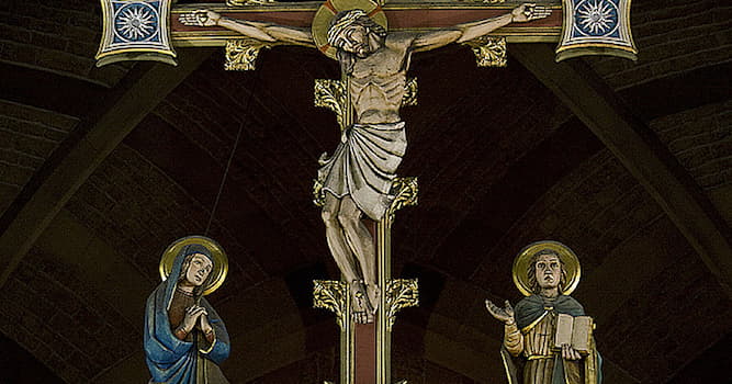 Kultura Pytanie-Ciekawostka: Który uczeń towarzyszył Jezusowi podczas męki na krzyżu?