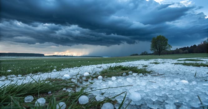 Natuur Trivia Vraag: Welk weersverschijnsel wordt beschreven door bevroren neerslag?