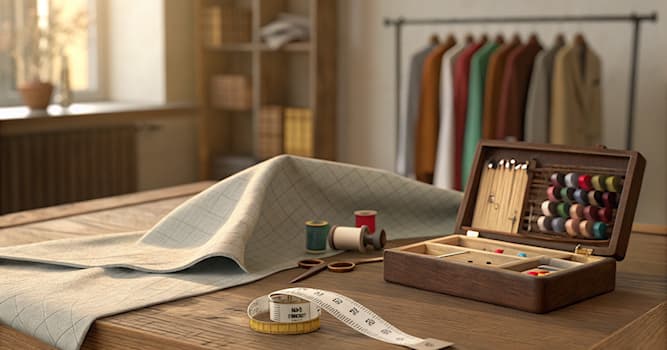 Kultura Pytanie-Ciekawostka: Jakie narzędzie jest niezbędne do mierzenia tkanin w krawiectwie?