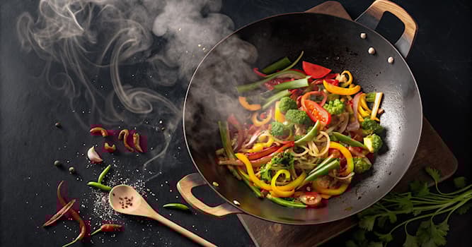 Cultuur Trivia Vraag: Welke Aziatische schotel wordt traditioneel in een wok bereid?