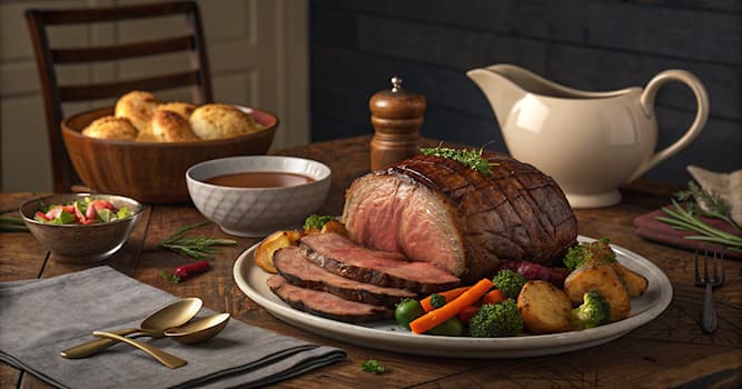 Culture Trivia Question: Which sauce is traditionally served with roast beef in a British Sunday roast?