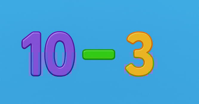 Bilim Trivia Sorusu: 10 − 3 kaçtır?