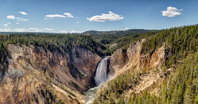 Aardrijkskunde Trivia Vraag: In welk land ligt Yellowstone National Park?