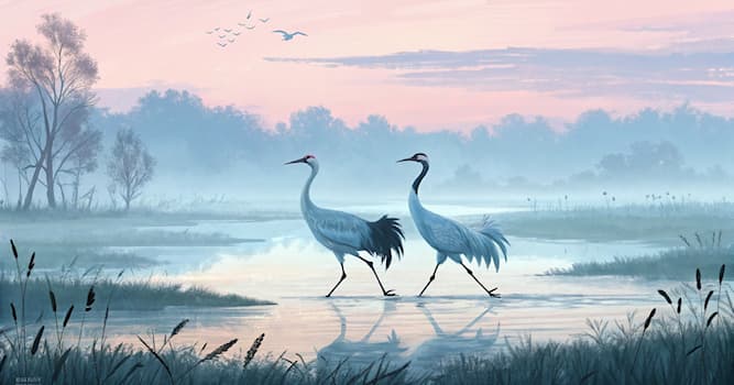 Natuur Trivia Vraag: Welke vogel staat bekend om zijn ingewikkelde baltsdans?