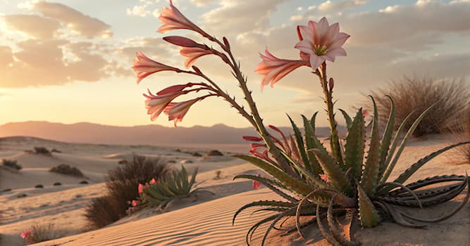 Nature Question: Quelle plante est surnommée « rose du désert » pour ses fleurs magnifiques ?