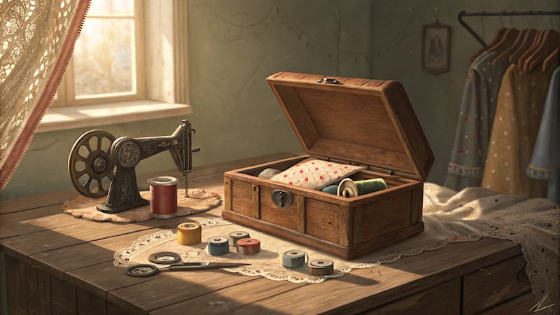 Cultuur Trivia Vraag: Welk voorwerp gebruik je om een afgevallen knoop vast te maken?