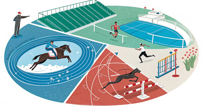 Deporte Pregunta Trivia: ¿Qué deporte olímpico incluye esgrima, natación, equitación, tiro y carrera?