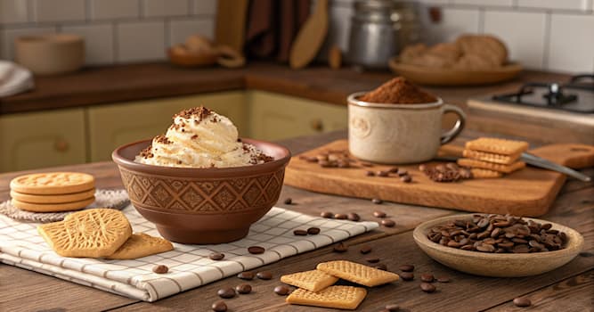 Kultura Pytanie-Ciekawostka: Jaki jest główny składnik tradycyjnego tiramisu?