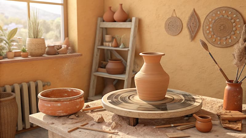 Kültür Trivia Sorusu: Çömlekçilikte kilin ana kullanımı nedir?