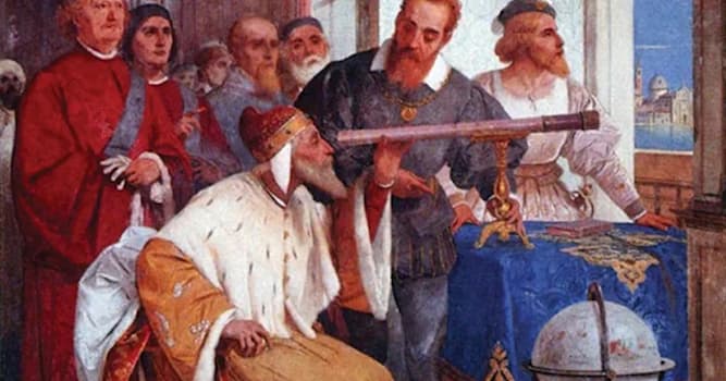 歷史記錄 小問題：歷史上第一位用望遠鏡觀測出天體運行理論的科學家是下列何者？