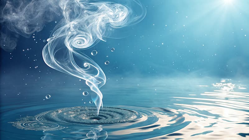 Wetenschap Trivia Vraag: Wat gebeurt er met water als het kookt?