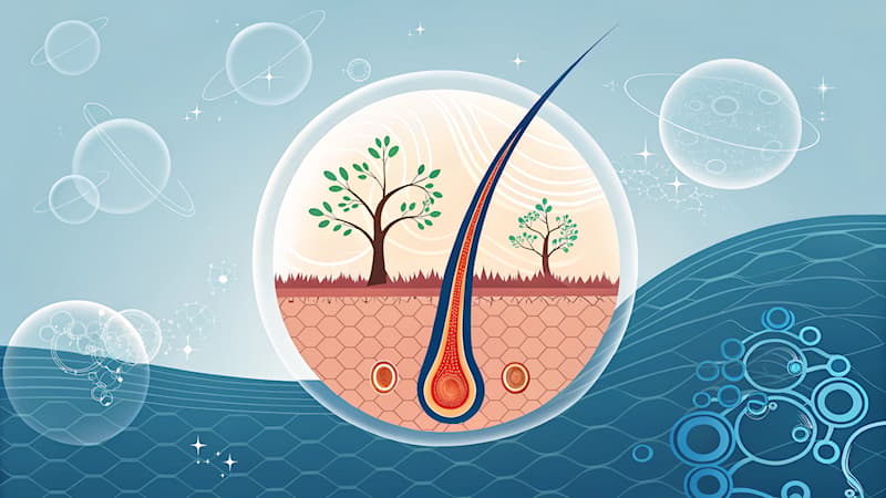 Science Question: Qu'est-ce qu'un follicule dans le contexte des cheveux ?