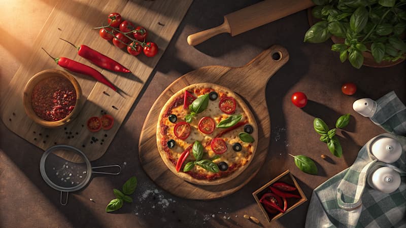 Cultuur Trivia Vraag: Welk ingrediënt wordt vaak aan pizza toegevoegd voor een pittige smaak?