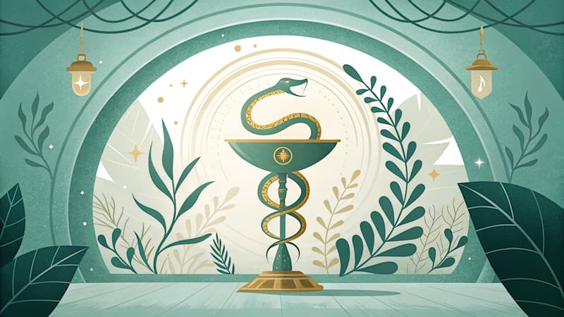 Science Question: Quel symbole est associé au serment d'Hippocrate ?