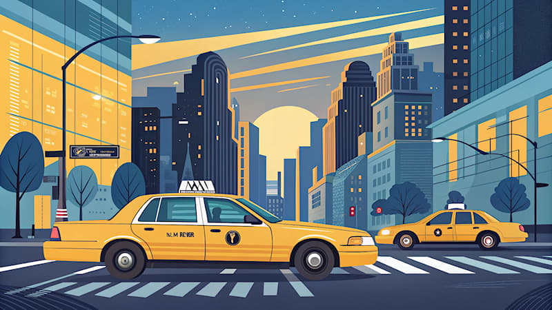 Maatschappij Trivia Vraag: Wat is een kenmerk dat alle taxi's gemeen hebben?