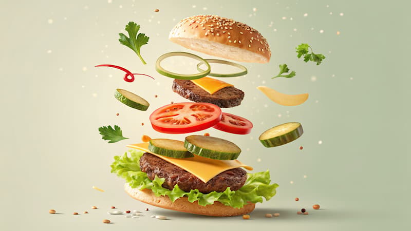 Kültür Trivia Sorusu: Hamburgerin içine en sık ne konur?