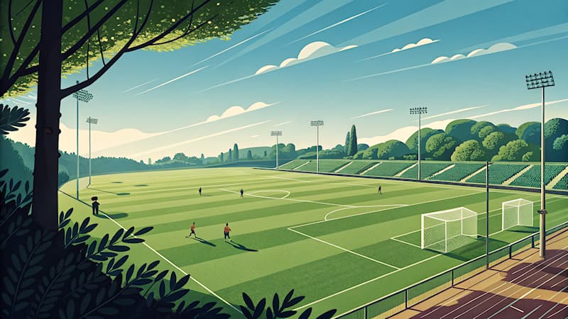Sport Question: Comment s'appelle l'endroit où se déroule un match de football ?