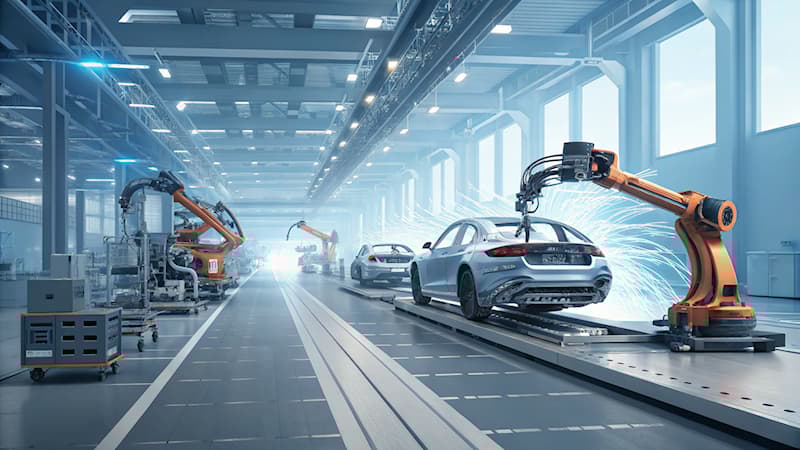 Aardrijkskunde Trivia Vraag: Hoe heet de plek waar auto's worden geproduceerd?