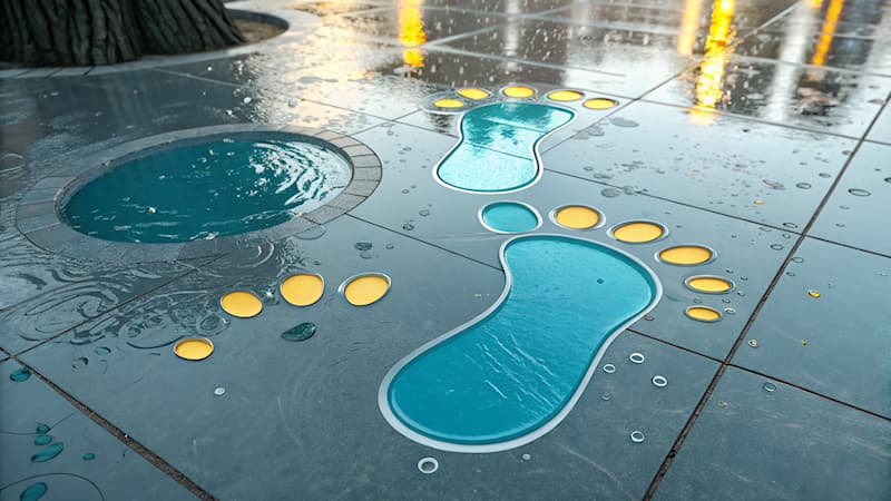 Samhälle Triviafråga: Vad har man på fötterna i regnigt väder för att hålla sig torr?