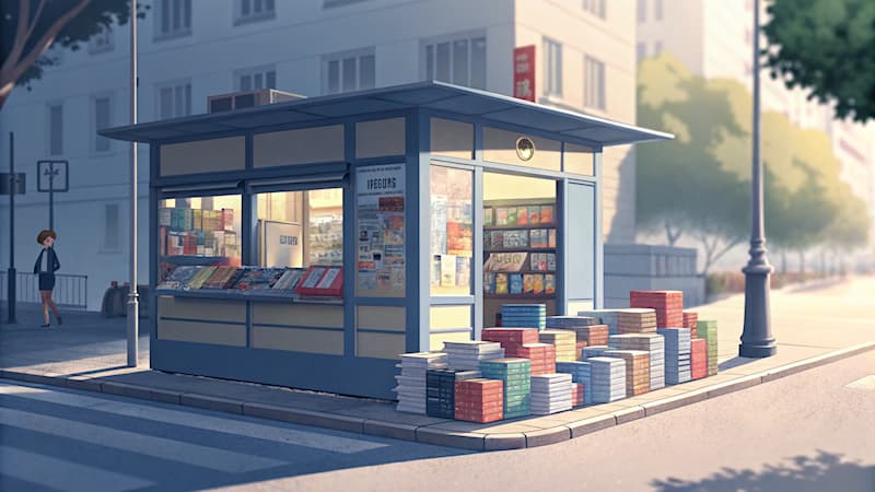 Maatschappij Trivia Vraag: Wat kun je meestal bij een kiosk kopen?