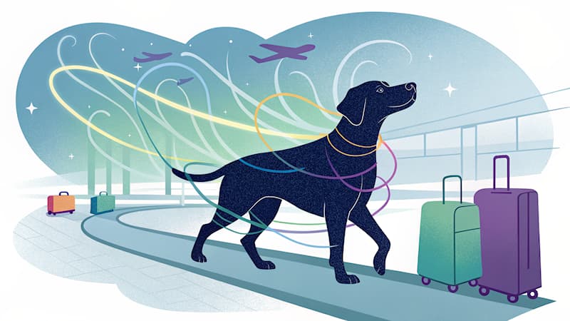 Samhälle Triviafråga: Varför används hundars luktsinne vid tullen?